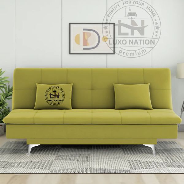 Luxo Nation FoldEase – Premium 3-Seater Sofa Cum Bed (4x6)